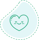 green heart image