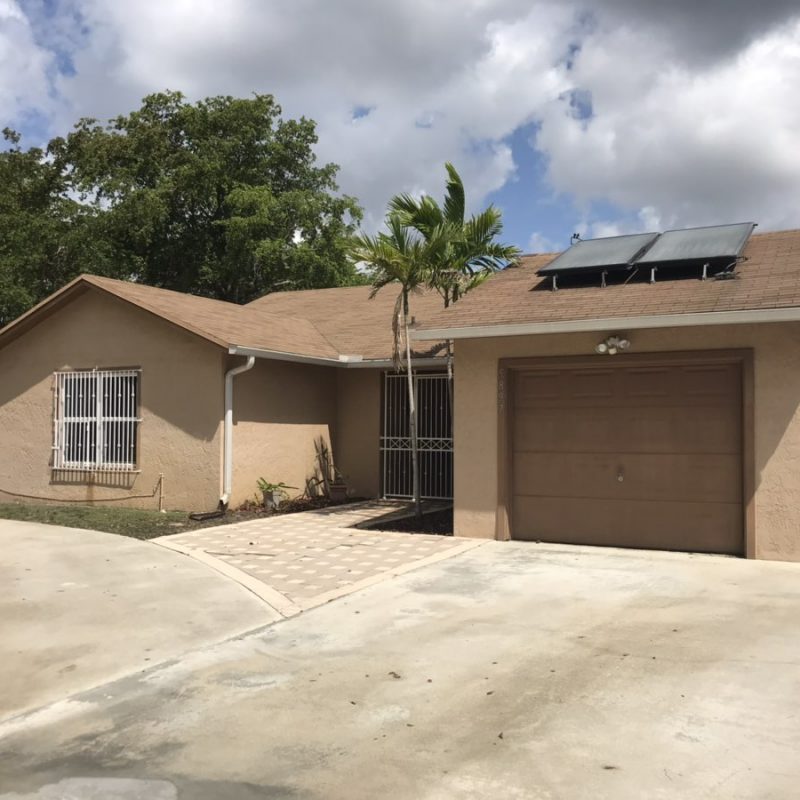 One storey home